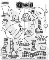 Dylusions - Robin Couture - Rubber Stamp & Cutting Die Set