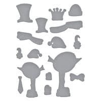 Dylusions - Robin Couture - Rubber Stamp & Cutting Die Set