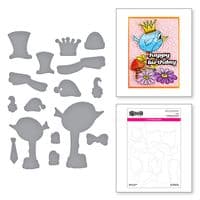 Dylusions - Robin Couture - Rubber Stamp & Cutting Die Set