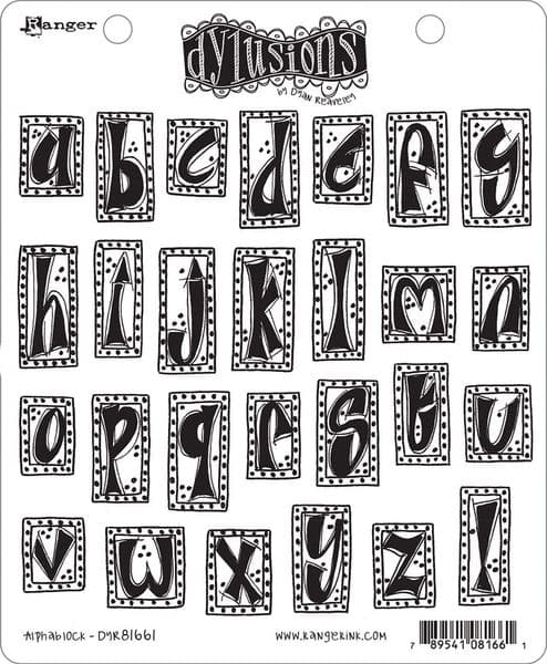 Dylusions - Rubber Stamps - Alphablock