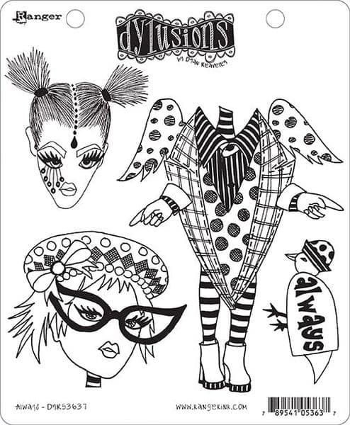 Dylusions - Rubber Stamps - Always