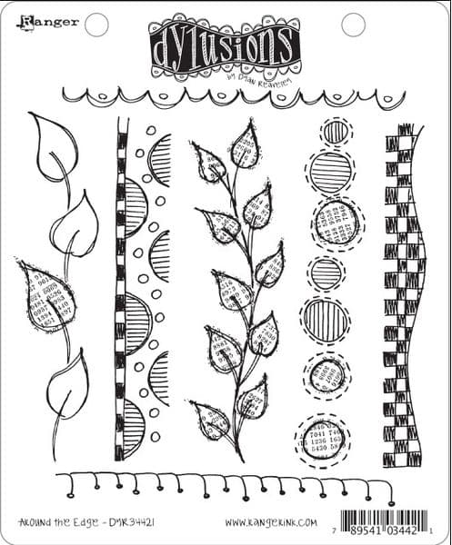 Dylusions - Rubber Stamps - Around the Edge