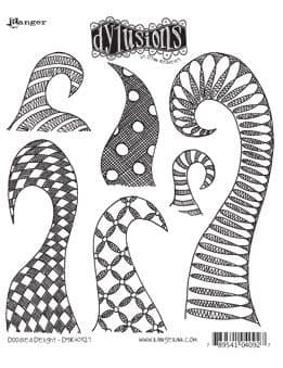 Dylusions - Rubber Stamps - Doodle Delight