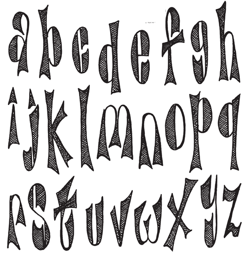 Dylusions - Rubber Stamps - Dy's Alphabet