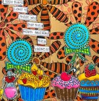 Dylusions - Rubber Stamps - Eat Me