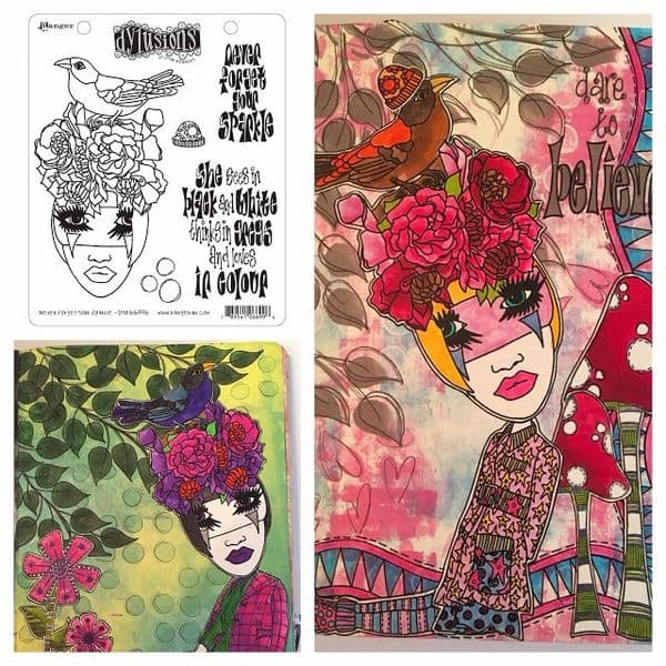 Dylusions - Rubber Stamps - Never Forget your Sparkle