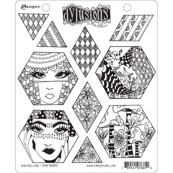 Dylusions - Rubber Stamps - Quiltalicious