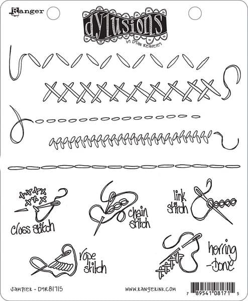 Dylusions - Rubber Stamps - Sampler