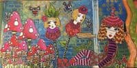 Dylusions - Rubber Stamps - Sunshine Girl