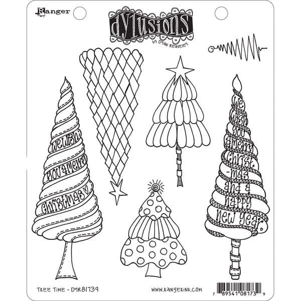 Dylusions - Rubber Stamps - Tree Time