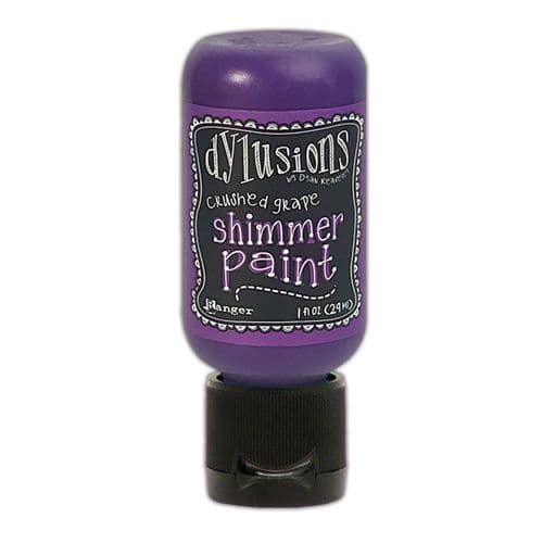 Dylusions - Shimmer Acrylic Paint - 1 oz Bottle - Crushed Grape