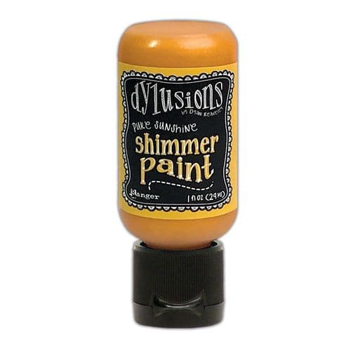 Dylusions - Shimmer Acrylic Paint - 1 oz Bottle - Pure Sunshine