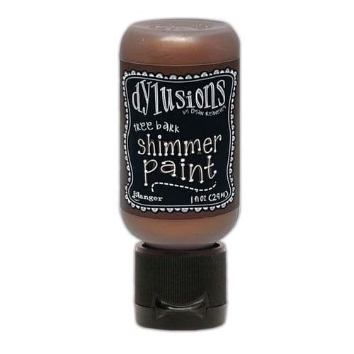 Dylusions - Shimmer Acrylic Paint - 1 oz Bottle - Tree Bark