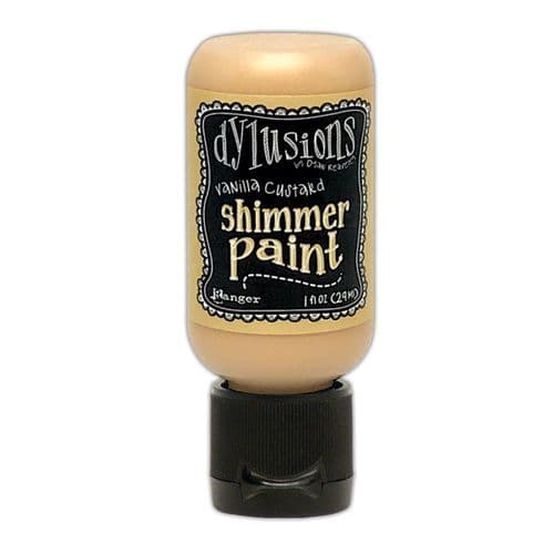 Dylusions - Shimmer Acrylic Paint - 1 oz Bottle - Vanilla Custard