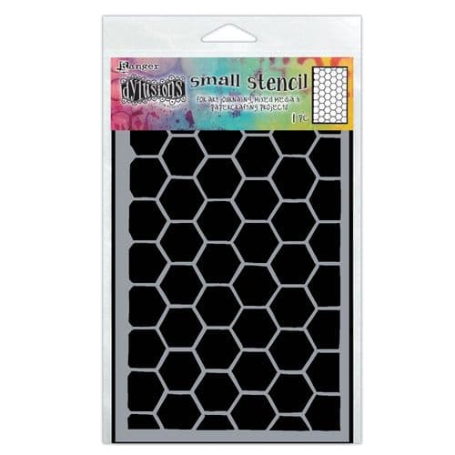 Dylusions - Stencil - 5x8" - Hexicomb