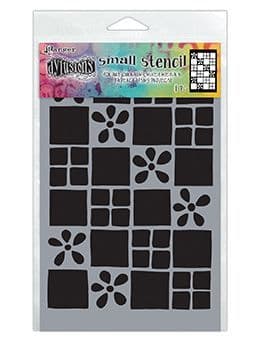 Dylusions - Stencil - 5x8" - Square Dance