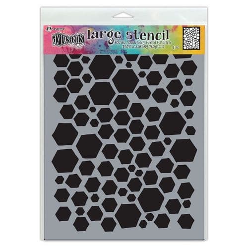 Dylusions - Stencil - 9x12" - Behave