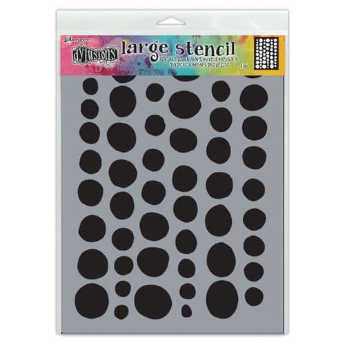Dylusions - Stencil - 9x12" - Coins