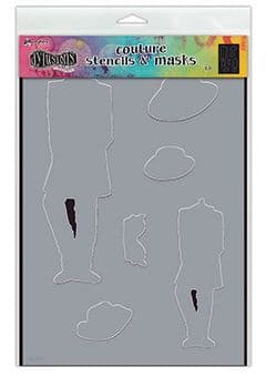 Dylusions - Stencil - 9x12" - Couture - A Day at the Races