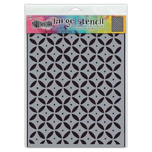 Dylusions - Stencil - 9x12" - Dot Grid