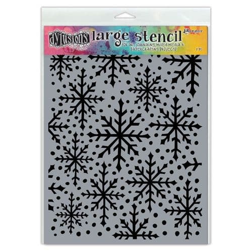 Dylusions - Stencil - 9x12" Snowflake