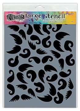 Dylusions - Stencil - 9x12" Stash of Tache