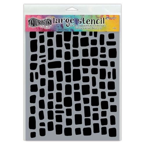 Dylusions - Stencil - 9x12" Sugar Lumps