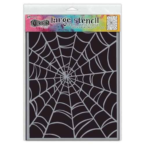 Dylusions - Stencil - 9x12" - Webs
