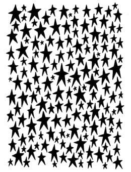 Dylusions - Stencils - Stars - 9x12