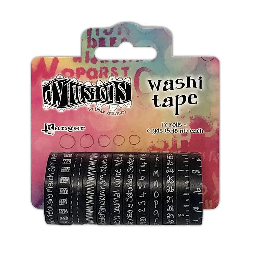 Dylusions - Washi Tape Set - Black
