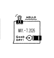 Eric Small Things - Sanby Rotating Date Stamp - M