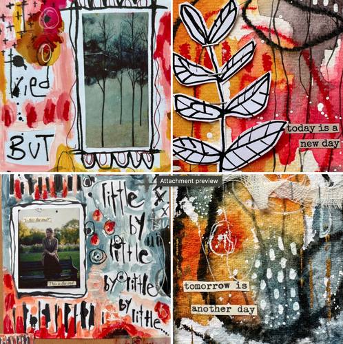 Friday 4th December - Kate Crane: Mixed Media Art Journal Playday - 10-4pm