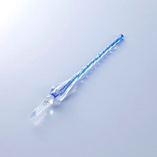 Glass Dip Pen - Gulfstream - Tapered - Blue