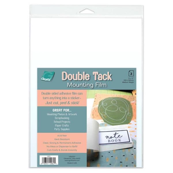 Grafix - Double Tack Mounting Tape - 9x12