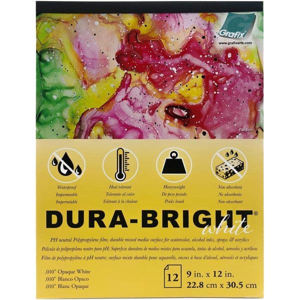 Grafix - Dura-Bright Opaque White Pad .010