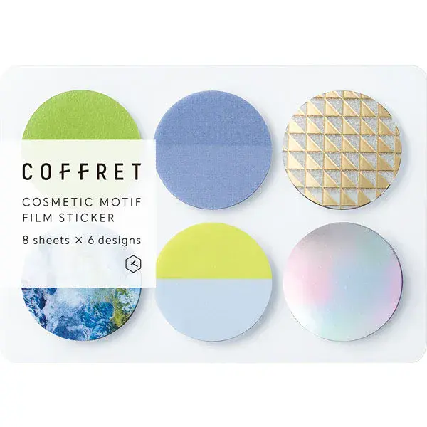 Hitotoki - Coffret - Circle - PET Stickers - Chiffon Yellow