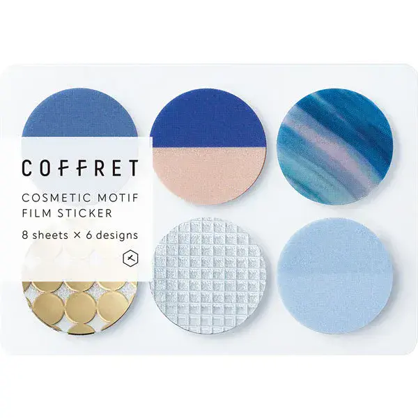Hitotoki - Coffret - Circle - PET Stickers - Horizon Blue
