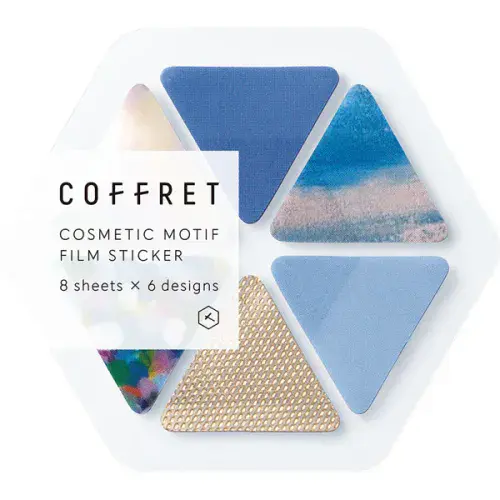 Hitotoki - Coffret - Triangle - PET Stickers - Horizon Blue