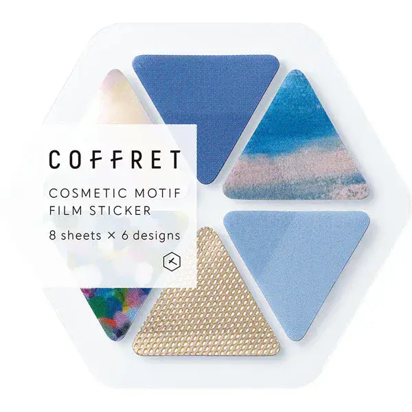 Hitotoki - Coffret - Triangle - PET Stickers - Horizon Blue