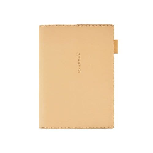 Hobonichi Techo - 5 Year Techo - A5 Leather Cover - Natural