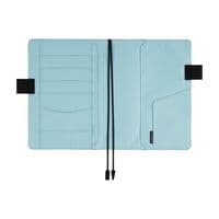Hobonichi Techo - A5 Cousin Cover - Colours: Black X Clear Blue