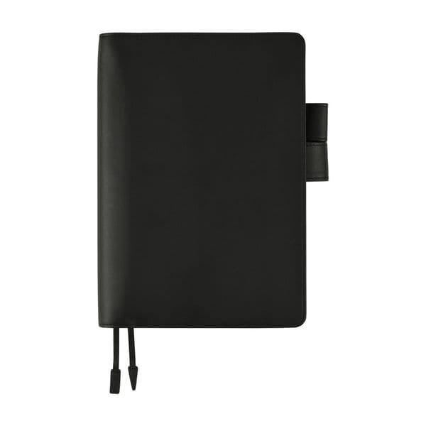 Hobonichi Techo - A5 Cousin Cover - Leather: TS Basic - Black