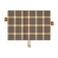 Hobonichi Techo - A5 Cousin Cover - Shirt Fabric: Foggy Plaid