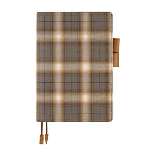 Hobonichi Techo - A5 Cousin Cover - Shirt Fabric: Foggy Plaid