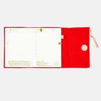 Hobonichi Techo - A5 Cousin Cover - Tragen - Red