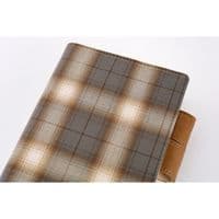 Hobonichi Techo - A6 Original Cover - Shirt Fabric: Foggy Plaid