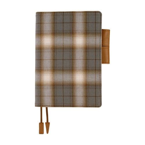 Hobonichi Techo - A6 Original Cover - Shirt Fabric: Foggy Plaid