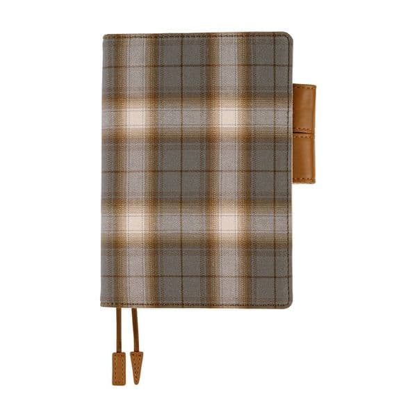 Hobonichi Techo - A6 Original Cover - Shirt Fabric: Foggy Plaid