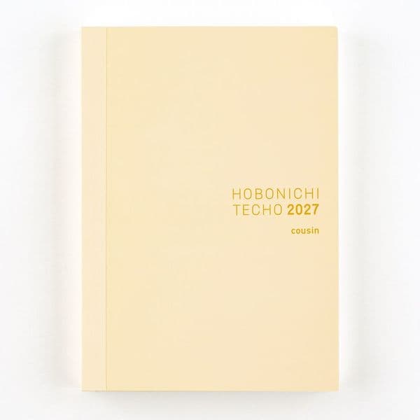 Hobonichi Techo - English Cousin Planner Book 2027 (A5) - January Start