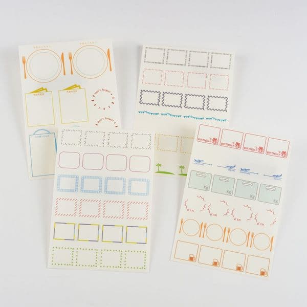 Hobonichi Techo - Frame Stickers